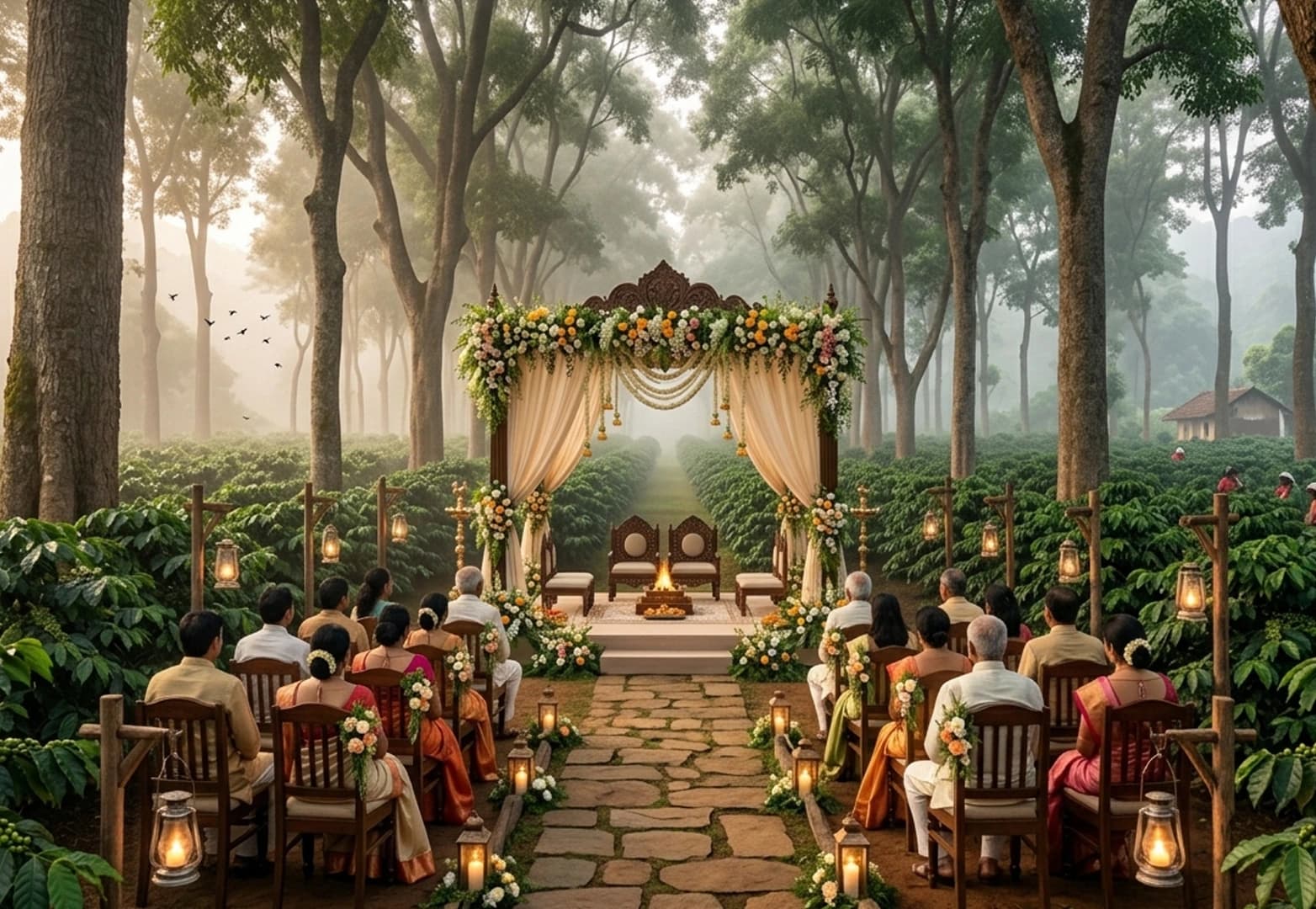 Pollibetta, Coorg — Deep-plantation weddings in working coffee estates.