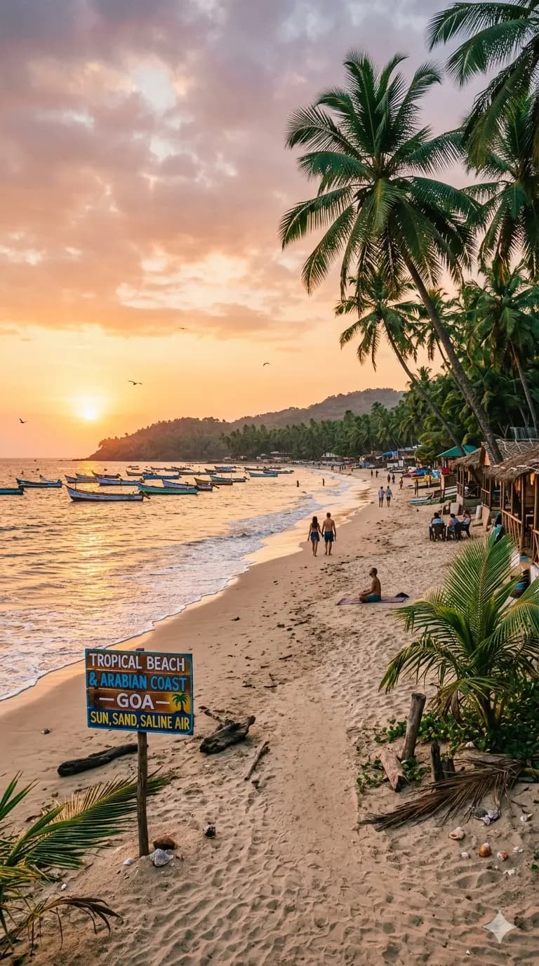 Tropical & Beach — Sun, sand, saline air, Goa and the Arabian coast.