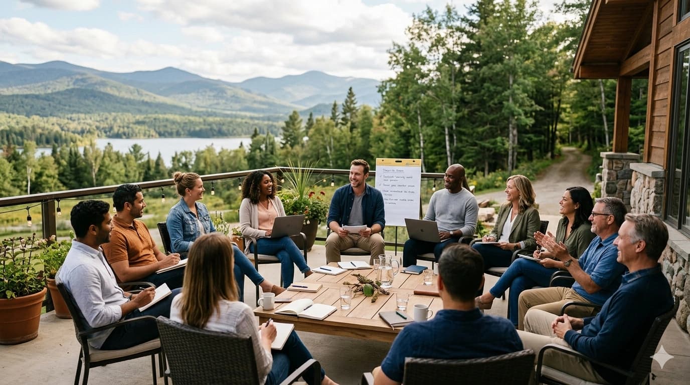 Offsites & retreats — representative imagery.